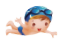 swiming boy